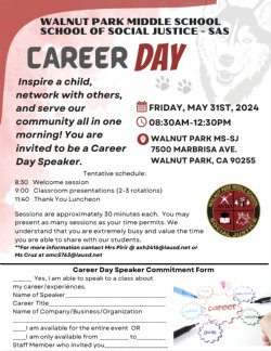 CAREER DAY INVITATION